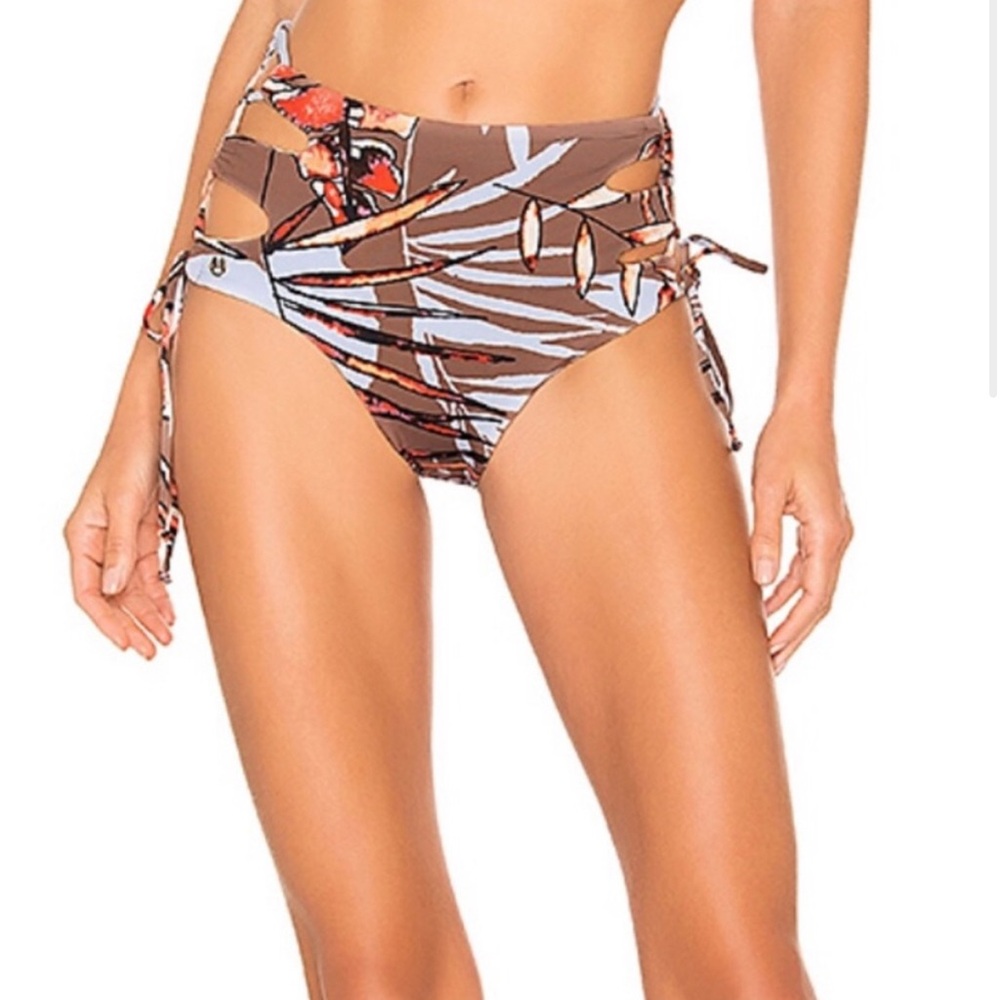Maaji Brown and Orange Bikini reversible size small